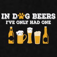 In Dog Beers I've Only Had One Funny ETOH Tee Ladies PosiCharge Tri-Blend Wicking Tank