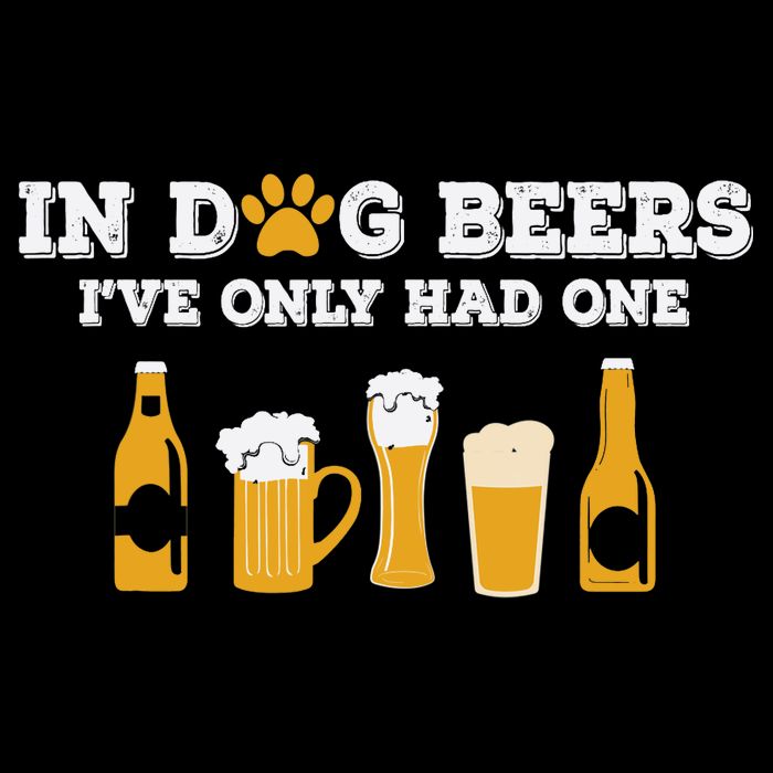 In Dog Beers I've Only Had One Funny ETOH Tee Sustainable Bucket Hat