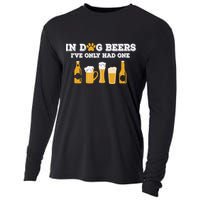 In Dog Beers I've Only Had One Funny ETOH Tee Cooling Performance Long Sleeve Crew