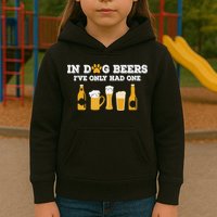 In Dog Beers I've Only Had One Funny ETOH Tee Kids Hoodie
