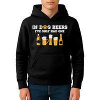 In Dog Beers I've Only Had One Funny ETOH Tee Kids Hoodie