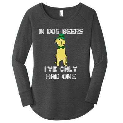 In Dog Beers I've Only Had One St. Patrick's Day Tee Women's Perfect Tri Tunic Long Sleeve Shirt