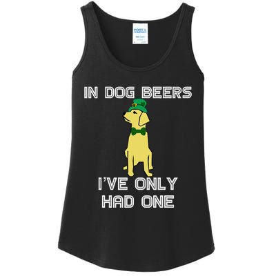 In Dog Beers I've Only Had One St. Patrick's Day Tee Ladies Essential Tank