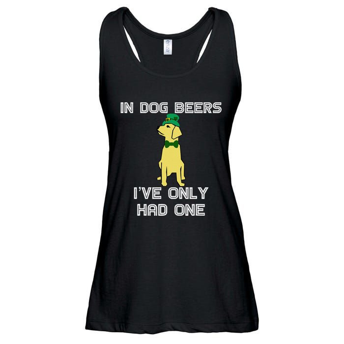 In Dog Beers I've Only Had One St. Patrick's Day Tee Ladies Essential Flowy Tank