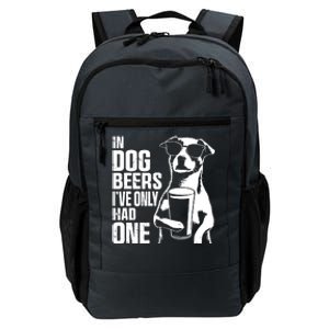 In Dog Beers Ive Only One Dog Women Funny Beer Daily Commute Backpack