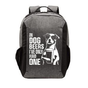 In Dog Beers Ive Only One Dog Women Funny Beer Vector Backpack