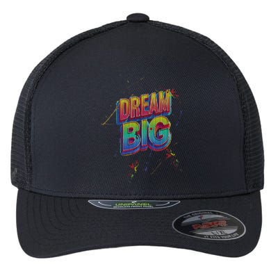 Inspirational Dream Big Flexfit Unipanel Trucker Cap