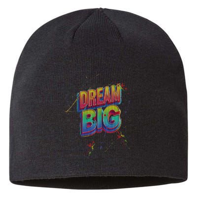 Inspirational Dream Big Sustainable Beanie