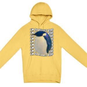 I'm Da Biggest Bird Meme For Bird Lovers Meme Enthusiasts Premium Pullover Hoodie