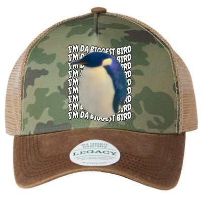 I'm Da Biggest Bird Meme For Bird Lovers Meme Enthusiasts Legacy Tie Dye Trucker Hat