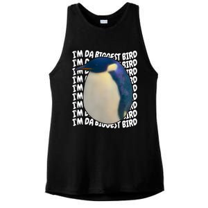 I'm Da Biggest Bird Meme For Bird Lovers Meme Enthusiasts Ladies PosiCharge Tri-Blend Wicking Tank