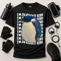 I'm Da Biggest Bird Meme For Bird Lovers Meme Enthusiasts Performance Shirt