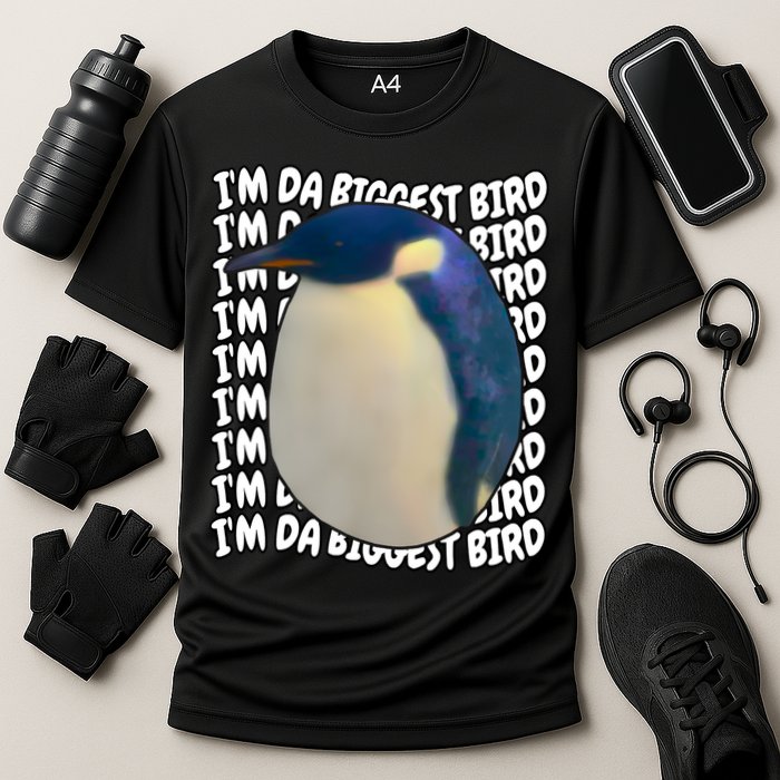 I'm Da Biggest Bird Meme For Bird Lovers Meme Enthusiasts Performance Shirt