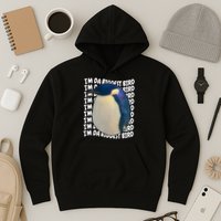 I'm Da Biggest Bird Meme For Bird Lovers Meme Enthusiasts Hoodie