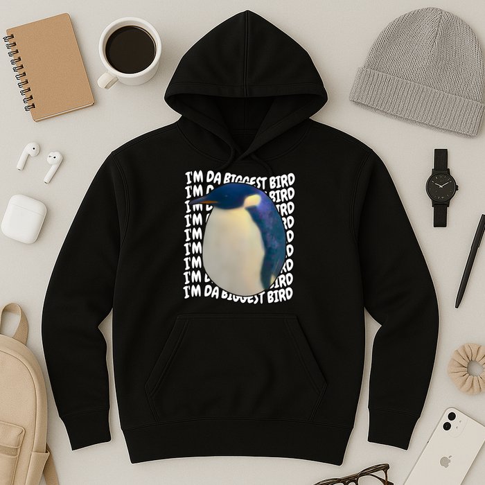 I'm Da Biggest Bird Meme For Bird Lovers Meme Enthusiasts Hoodie