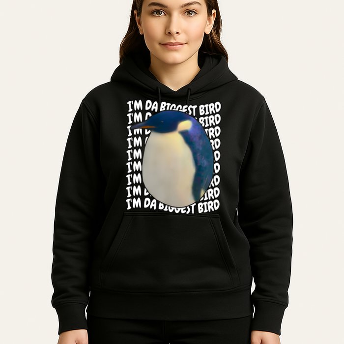 I'm Da Biggest Bird Meme For Bird Lovers Meme Enthusiasts Hoodie