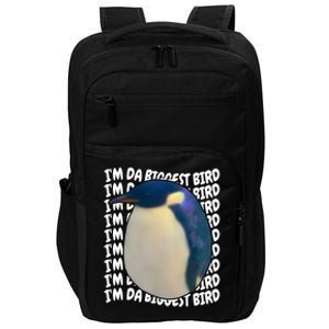 I'm Da Biggest Bird Meme For Bird Lovers Meme Enthusiasts Impact Tech Backpack