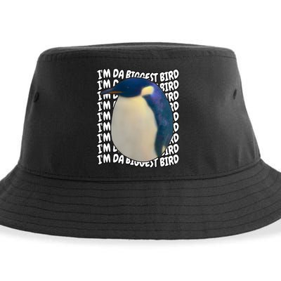 I'm Da Biggest Bird Meme For Bird Lovers Meme Enthusiasts Sustainable Bucket Hat
