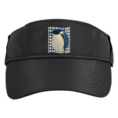 I'm Da Biggest Bird Meme For Bird Lovers Meme Enthusiasts Adult Drive Performance Visor