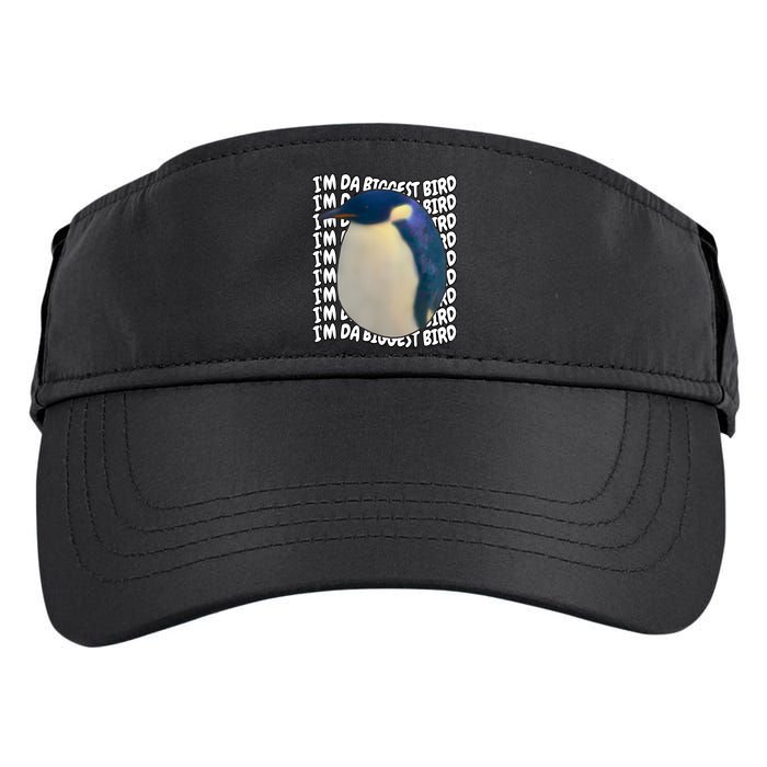 I'm Da Biggest Bird Meme For Bird Lovers Meme Enthusiasts Adult Drive Performance Visor