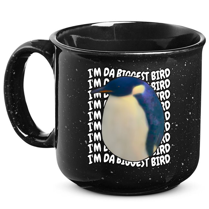 I'm Da Biggest Bird Meme For Bird Lovers Meme Enthusiasts 15oz Campfire Ceramic Mug
