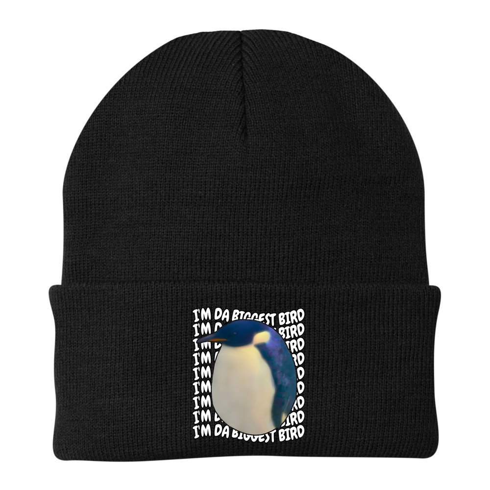 I'm Da Biggest Bird Meme For Bird Lovers Meme Enthusiasts Beanie