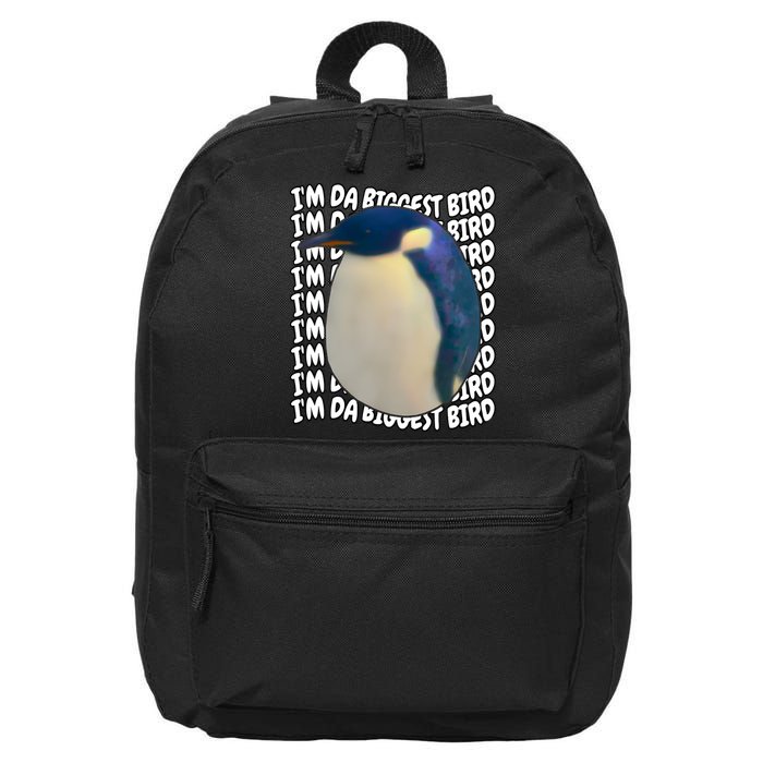 I'm Da Biggest Bird Meme For Bird Lovers Meme Enthusiasts 16 in Basic Backpack