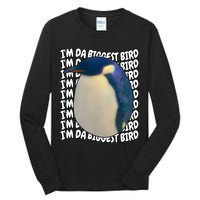 I'm Da Biggest Bird Meme For Bird Lovers Meme Enthusiasts Tall Long Sleeve T-Shirt