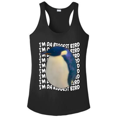 I'm Da Biggest Bird Meme For Bird Lovers Meme Enthusiasts Ladies PosiCharge Competitor Racerback Tank