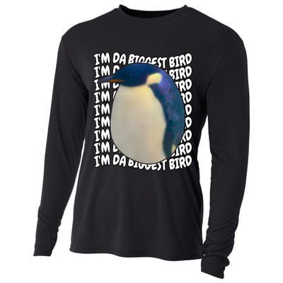 I'm Da Biggest Bird Meme For Bird Lovers Meme Enthusiasts Cooling Performance Long Sleeve Crew