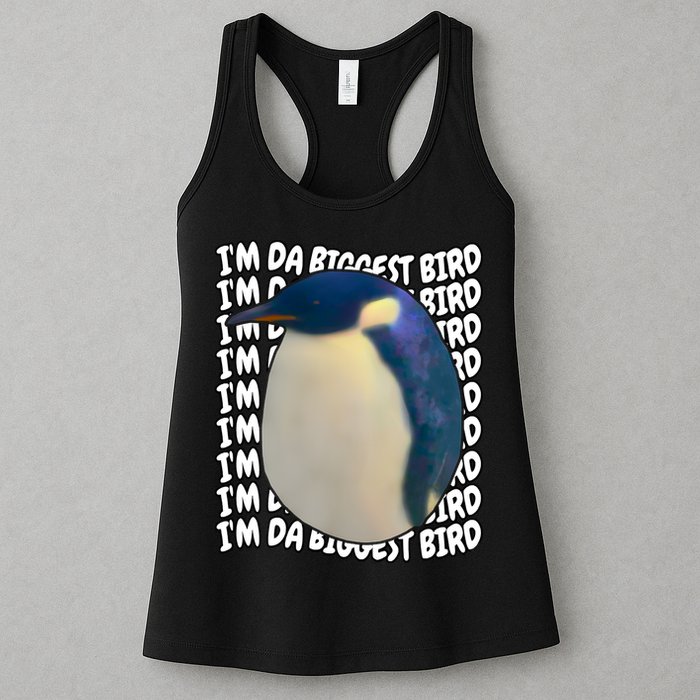 I'm Da Biggest Bird Meme For Bird Lovers Meme Enthusiasts Womens Tank Top