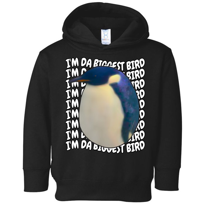 I'm Da Biggest Bird Meme For Bird Lovers Meme Enthusiasts Toddler Hoodie