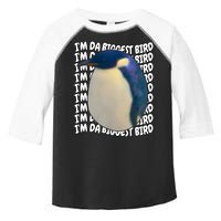 I'm Da Biggest Bird Meme For Bird Lovers Meme Enthusiasts Toddler Fine Jersey T-Shirt