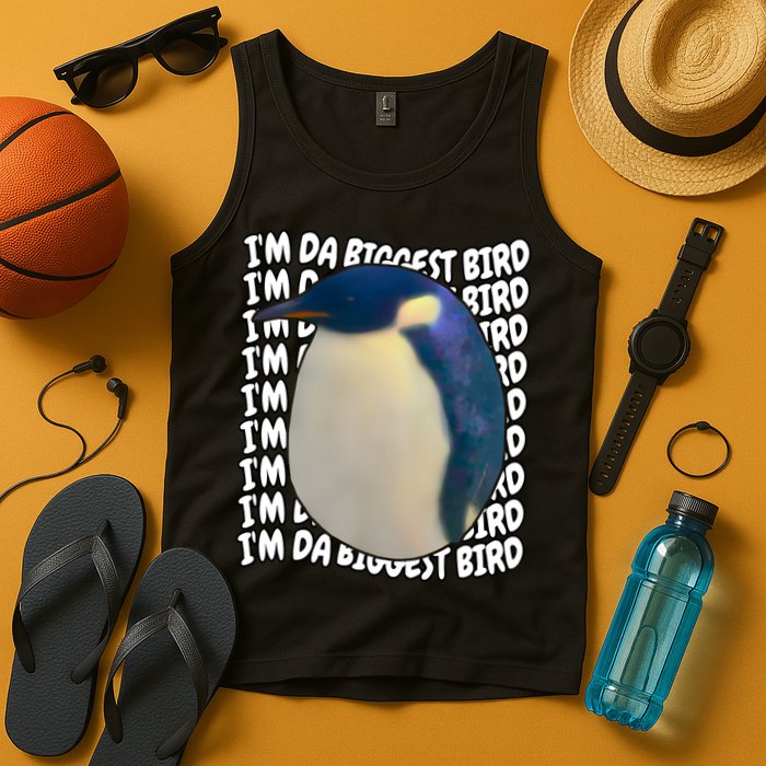 I'm Da Biggest Bird Meme For Bird Lovers Meme Enthusiasts Tank Top