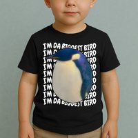 I'm Da Biggest Bird Meme For Bird Lovers Meme Enthusiasts Toddler T-Shirt