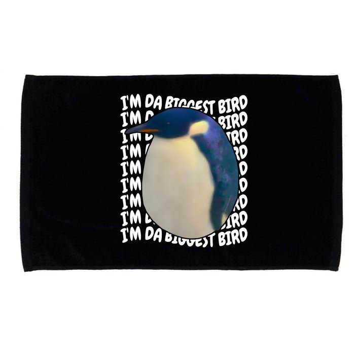 I'm Da Biggest Bird Meme For Bird Lovers Meme Enthusiasts Microfiber Hand Towel