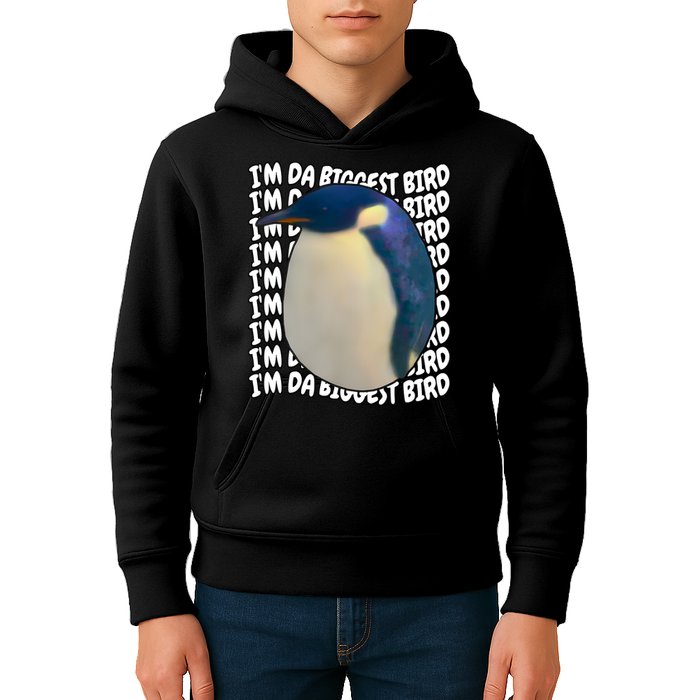 I'm Da Biggest Bird Meme For Bird Lovers Meme Enthusiasts Kids Hoodie