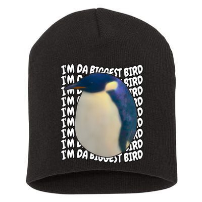 I'm Da Biggest Bird Meme For Bird Lovers Meme Enthusiasts Short Acrylic Beanie