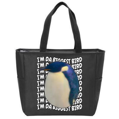 I'm Da Biggest Bird Meme For Bird Lovers Meme Enthusiasts Zip Tote Bag