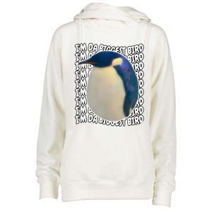 I'm Da Biggest Bird Meme For Bird Lovers Meme Enthusiasts Womens Funnel Neck Pullover Hood