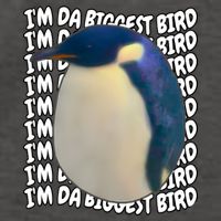 I'm Da Biggest Bird Meme For Bird Lovers Meme Enthusiasts Vector Backpack