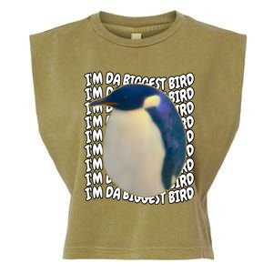 I'm Da Biggest Bird Meme For Bird Lovers Meme Enthusiasts Garment-Dyed Women's Muscle Tee