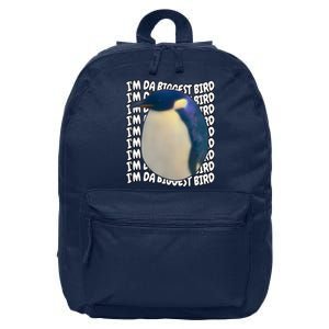 I'm Da Biggest Bird Meme For Bird Lovers Meme Enthusiasts 16 in Basic Backpack