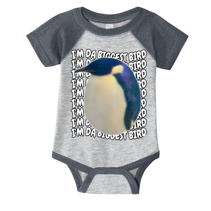I'm Da Biggest Bird Meme For Bird Lovers Meme Enthusiasts Infant Baby Jersey Bodysuit
