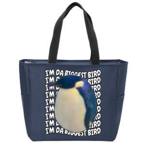 I'm Da Biggest Bird Meme For Bird Lovers Meme Enthusiasts Zip Tote Bag