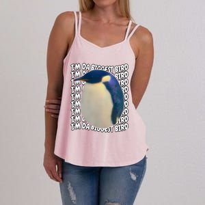 I'm Da Biggest Bird Meme For Bird Lovers Meme Enthusiasts Women's Strappy Tank