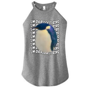 I'm Da Biggest Bird Meme For Bird Lovers Meme Enthusiasts Women's Perfect Tri Rocker Tank