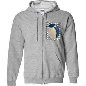 I'm Da Biggest Bird Meme For Bird Lovers Meme Enthusiasts Full Zip Hoodie