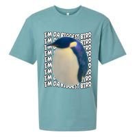 I'm Da Biggest Bird Meme For Bird Lovers Meme Enthusiasts Sueded Cloud Jersey T-Shirt