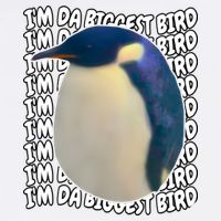 I'm Da Biggest Bird Meme For Bird Lovers Meme Enthusiasts Garment-Dyed Sweatshirt